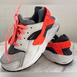 Nike Air Huarache Kids Gray/Orange kids 13C